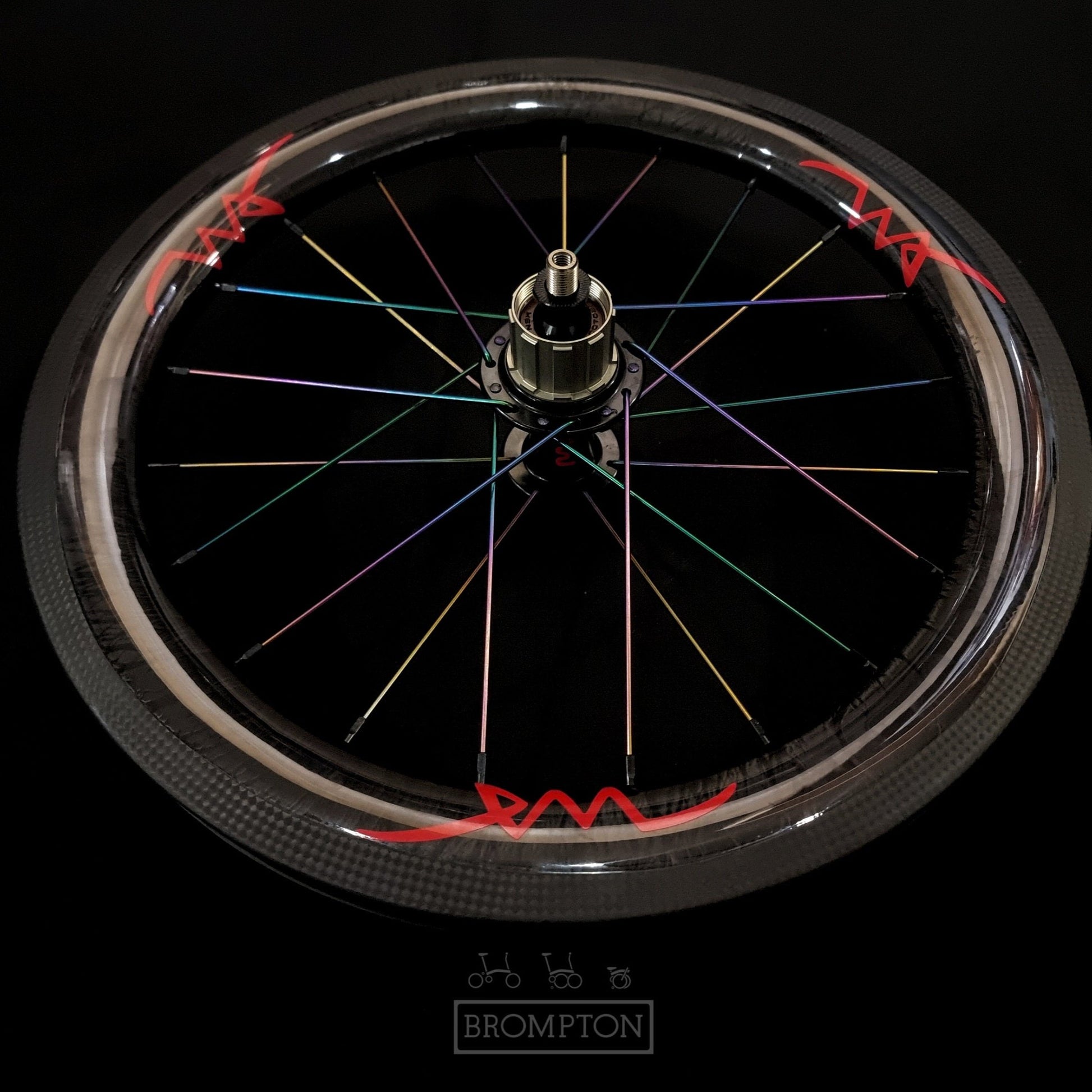 Brompton 7 sp Carbon Wheels Rear Wheel