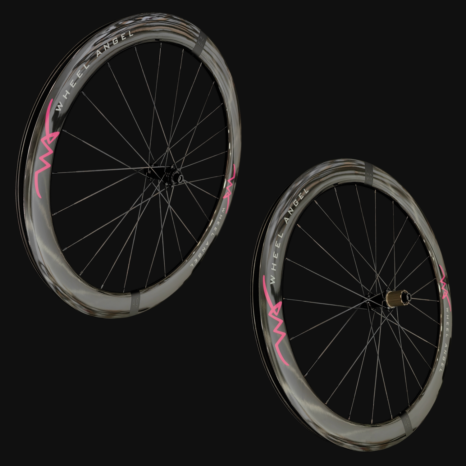 49mm Front Rear Carbon Wheel SLR