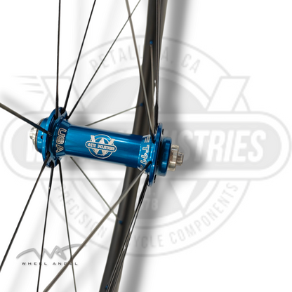 White Industries T11 Front Blue Hub